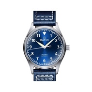 Ratio Skysurfer Pilot Blue Sunray Dial Leather Automatic RTS302 200M Mens Watch