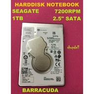 Hard Disk SEAGATE 1TB 7200RPM 2.5 "SATA - LAPTOP SEAGATE BARRACUDA