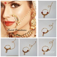 Nath nath clip-on/ nose earring/ Indian accessory/ Indian jewelry/