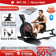 [NICOO]Silent Magnetic Rowing Machine 16 Levels Resistance Foldable For Home Gym Indoor Exercise Equ