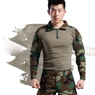 ยุทธวิธี Gen3 Multicam สีดำชุดทหารลายพรางชุดผู้ชาย US เสื้อผ้าทหารเสื้อต่อสู้ + กางเกงข้อศอกเข่า