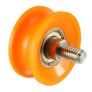 1pcs Metal V Groove Threaded Rod Bearing Pulley Wheel 1.5/3/2.5/3.7/4.5mm Deep 6x22x8/6x27x9/6x30x13