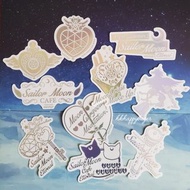 美少女戰士 日本cafe限定 鐳射銀閃旅行貼紙一套10張