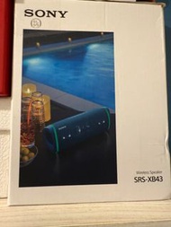 Sony SRS XB43 Wireless Speaker 可攜式藍牙揚聲器