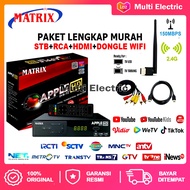 SET TOP BOX TV DIGITAL MATRIX APPLE MERAH DVBT2 UHF EWS FULL HD STB TV BOX DIGITAL MURAH SET TOP BOX