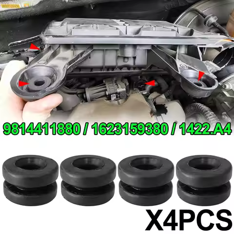 4X For Citroen C3 C4 III C5 AIRCROSS PICASSO CACTUS BERLINGO JUMPY Air Filter Box Housing Mounting R