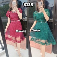 8138 Latest Beautiful Sabrina Women's Party Dress