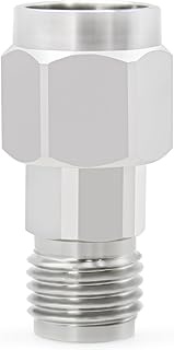 TOJOIN DC Block in-Line SMA Male to Female RF Coaxial Adapter 50MHz-8000MHz with 0.45dB Insertion Lo