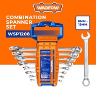 WADFOW Combination Spanner Set Fine Polished Steel (6mm-19mm x 8 Pcs) WSP1208