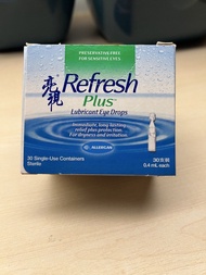 Allergan Refresh亮視眼藥水淚水單支獨立包裝 0.4毫升 X 30支