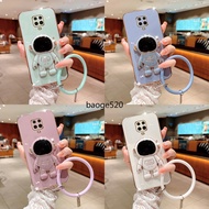 Casing Huawei Mate 20 X Case Huawei Mate 20 Pro Case Huawei Mate 30E Pro Case Huawei Mate 30 40 Pro Case Huawei Mate 40E Pro Cute 3D astronaut bracket with annular soft phone shell