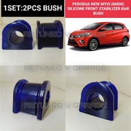 PERODUA MYVI M800 (2018-2021) SILICONE FRONT STABILIZER BAR BUSH / ANTI ROLL BAR BUSH