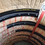 ล้อ Excel Asia แท้ สีดำ (ราคาขายต่อคู่)
