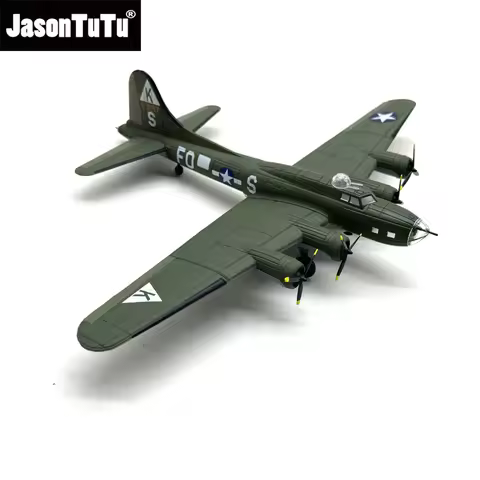 JASON TUTU 1/144 scale American Boeing Flying Fortress B-17 Bomber Models Aircraft Adult Children To