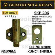 PALOMA SKP 206 SUPERIOR (WINDOW latch lock) ANTIQUE SPRING KNIVE SPRING KNIVE