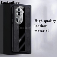 Phone Case for Oppo Reno11 Pro 11F Back Cover Genuine Leather Frosted Anti Drop for Oppo Reno 11F 11 Pro Cover Cases