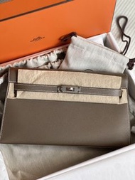 🎠✨Hermes Kelly Elan 大象灰 銀扣✨🎠