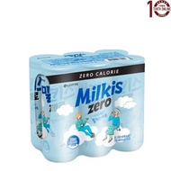 樂天 - 樂天 零卡忌廉溝鮮奶 Lotte Milkis Zero (罐裝) 6x250亳升 - 韓國飲品