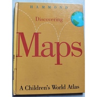 Imported Book Discovering Maps: A Children's World Atlas Hardcover (Word Map for Children Aged 3 Yea