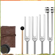 Frequency Tuning Fork Set-Weighted& Unweighted 128Hz 432Hz 512Hz 528Hz Tools with Activator, Mallet&