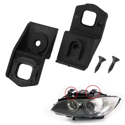 2x Headlight Mount Tab Repair Kit 63117182519 For BMW E92 E93 330 325 320 318 316 335 Coupe Converti