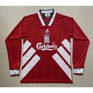 1993-95 Liverpool Home Long Sleeve Vintage High Quality Football Jersey