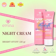 Emina Bright Stuff Night Cream 20g | Emina Night Facial Moisturizer