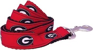 Georgia Bulldogs Dog Leash 3/4 in Wide X 6 ft Long