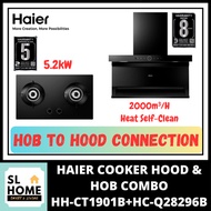 HAIER COOKER HOOD & HOB COMBO WITH HOB TO HOOD CONNECTION