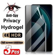 iQOOU5e U5x U5 U3x 3pcs HD Anti Spy Privacy Hydrogel Film For iQOO U5e U5x U5 U3x U3 U1x U1 Standard
