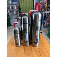 KING Thermos Stainless Steel Indo Glass 350/ 750 1000ML Heat Resistant Cold/ Coffee/ Sweet Drink Ice