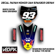 Decal Sticker Number Plate Ktm 85 250 And Front Fender Yz 85 New Free Custom Name And Number