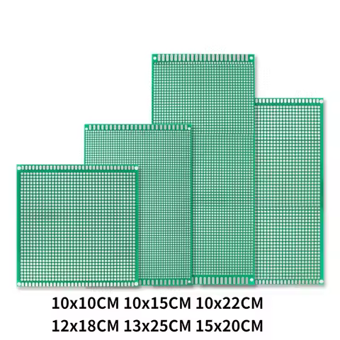 Double Sided PCB Board Prototype 10x10CM 10x15CM 10x22CM 12x18CM 13x25CM 15x20CM Universal Printed C