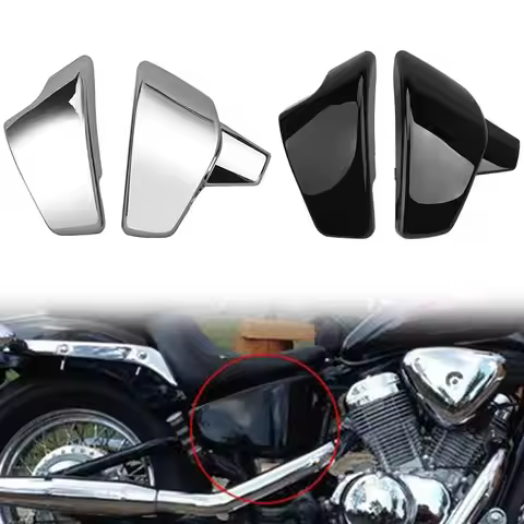 Motorcycle Side Battery Fairing Cover For Honda VLX 600 1999-2008 VT 600 C CD Shadow VLX Deluxe STEE