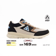 Aerostreet 37-44 Osaka Krem Biru Hitam - Sepatu Sneakers Sport