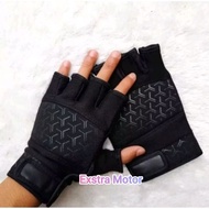Motorcycle Gloves 1/ 2 Fingers Motorcycle Rider Gloves