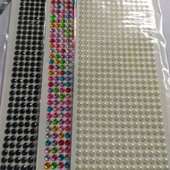 PEARL/ACRYLIC CRYSTAL JEWEL 3D STICKER.