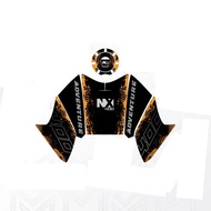 FOR  NX400 Motorcycle Tank Pad Protector Leather Frosting Sticker Decals Accessories