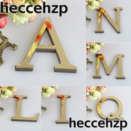 HECCEHZP Alphabet Decoration, Mural Mirror Acrylic 26 Letters Wall Sticker, Art DIY Gold Decor  Mirror Letters Wall Stickers Home