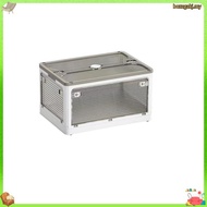 FOLDABLE STORAGE BOX 80L 60X42X33.5CM COSSY+ 9002 WHITE/CLEAR