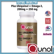 Qunol Plus Extra Strength Ubiquinol + Omega-, 00mg + 0mg