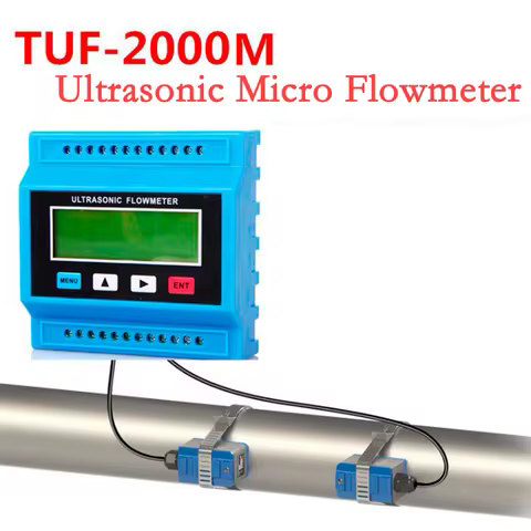 TUF-2000M Ultrasonic Micro Flowmeter DN15-6000mm Ultrasonic Flow meter TS-2 TM-1 TL-1 Transducer Opt