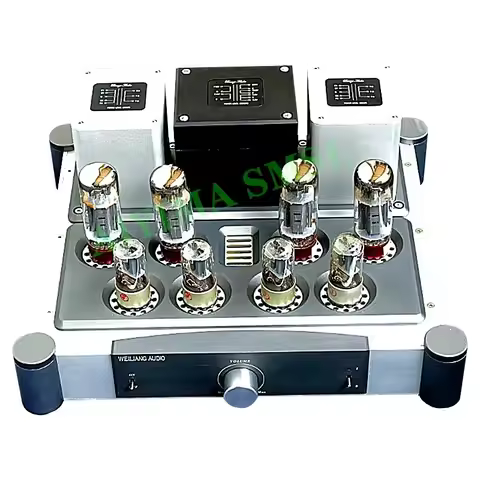 AIYIMA SMSL A40 6N8P Push-Pull EL34 Tube Amplifier 2.0 Stereo 40W+40W HIFI Vacuum Tube Amplifier Pow