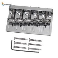 5 String Thickened Bass Saddle Bridge Pull String Plate for 5 String Electric Bass Guitar Accessorie