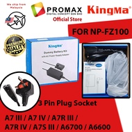 KingMa Dummy Battery Kit With AC Power Supply Adapter for Sony NP-FZ100