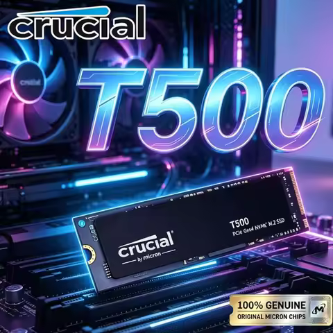 Crucial T500 1TB PCIe Gen4 NVMe M.2 SSD 7300MB/s High Speed Gaming Drive,Fit PS5 Laptop PC,OEM Origi