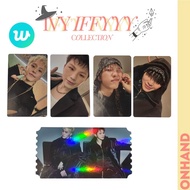 Seventeen Hoshi Woozi Beam HxW POB PC Photocard Official Weverse POB Fanparty Fan party