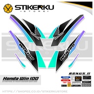 HONDA STRIPING WINHONDA 96 MOTIF/ WIN 100 STICKER/ VIRAL WIN 100 VARIATION STICKER/ MYSTORE STICKER/
