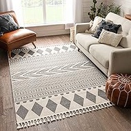 Well Woven Crocie Grey Tribal Geometric Area Rug 8x10 (7'10" x 10'6")