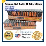 Local Stock  60pcs AAA Premium High Quality Dry Battery 1.5v 60pcs PENONSING ORANGE Dry Battery